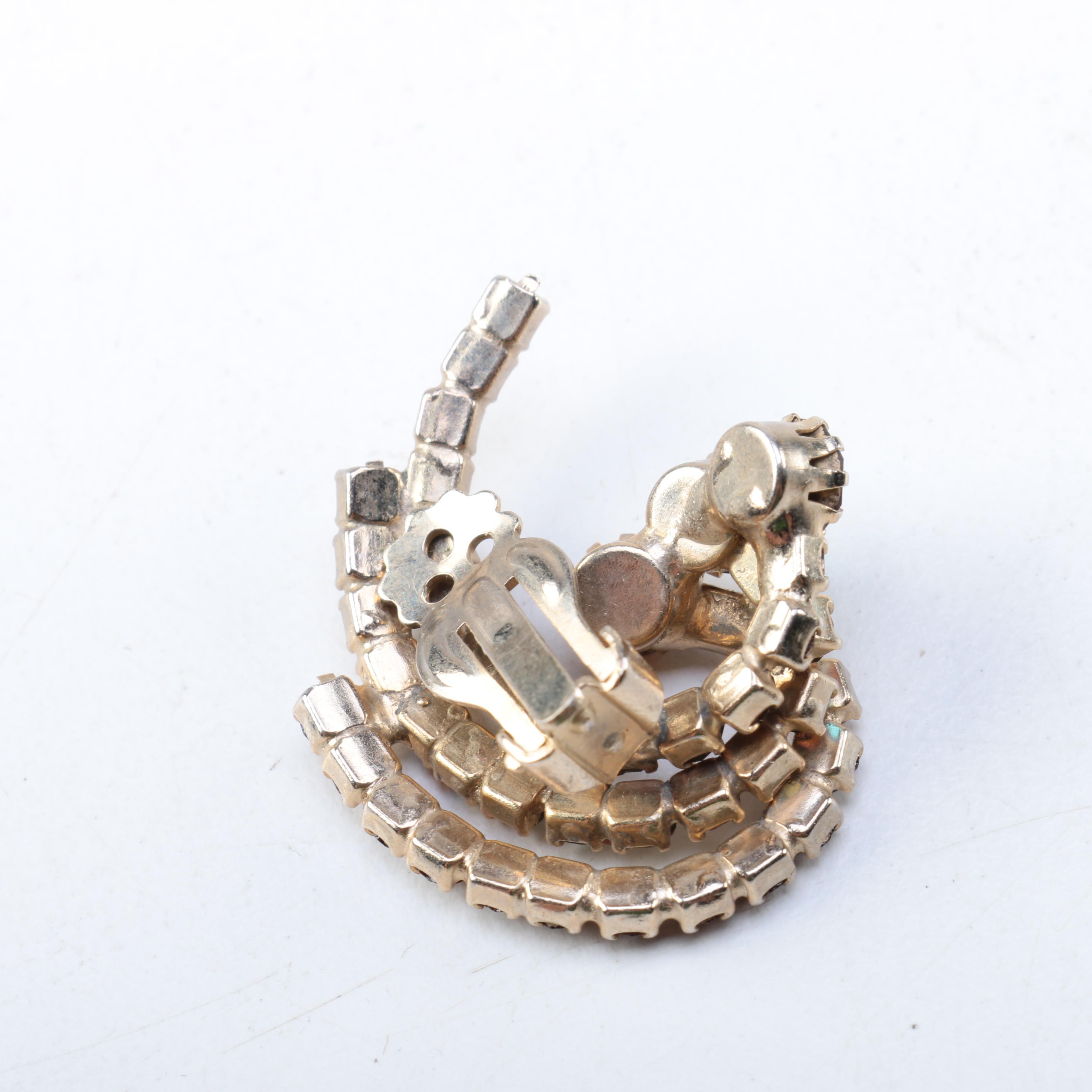 Vintage Trifari Bangle and Demi Parure With Aurora Borealis Rhinestones