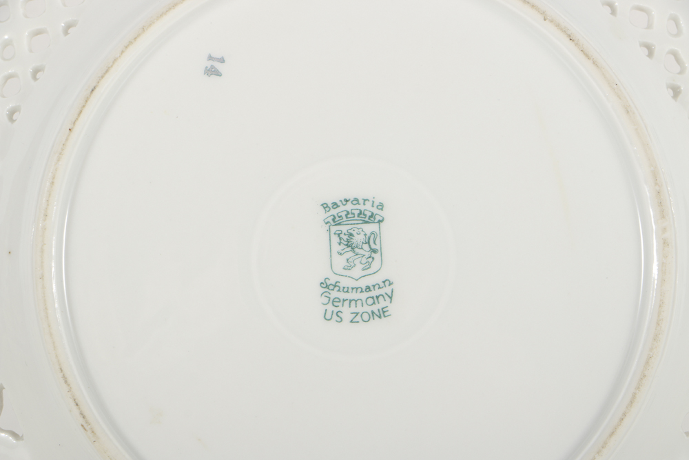 Schumann Bavarian Compote and Assorted Plates