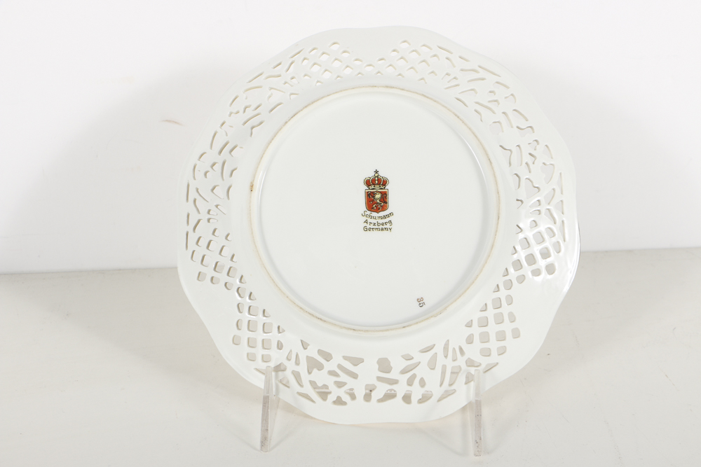 Schumann Bavarian Compote and Assorted Plates