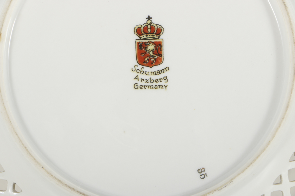 Schumann Bavarian Compote and Assorted Plates