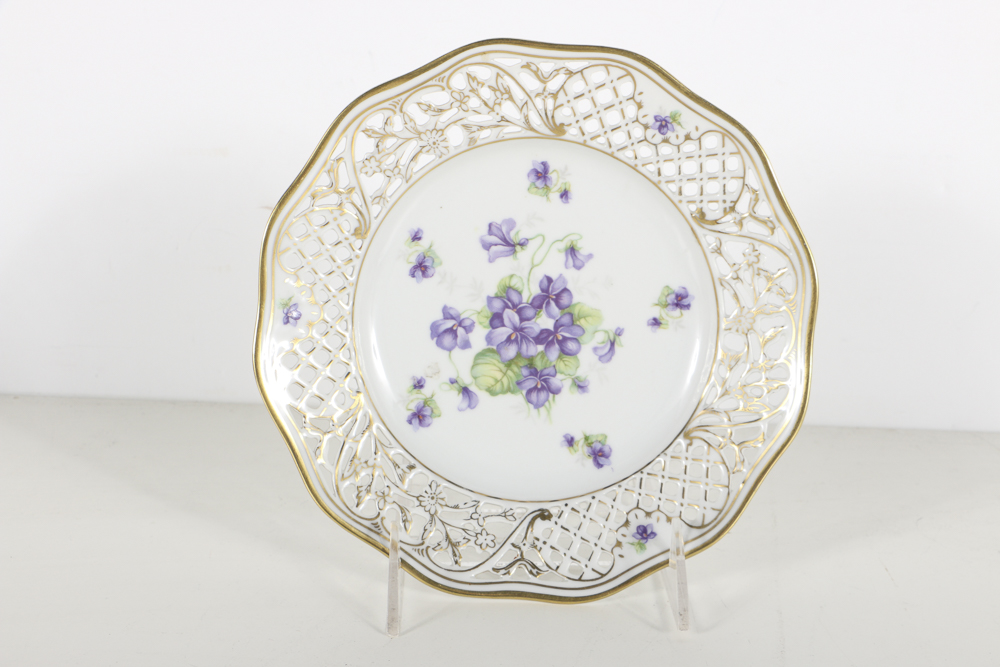 Schumann Bavarian Compote and Assorted Plates