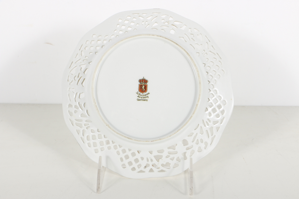 Schumann Bavarian Compote and Assorted Plates