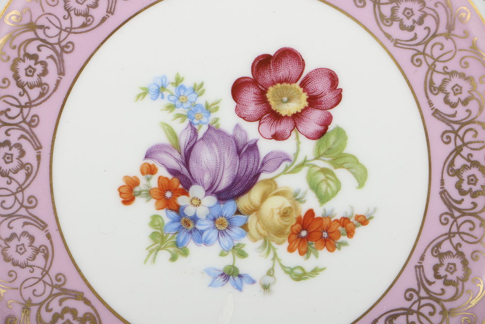 Schumann Bavarian Compote and Assorted Plates