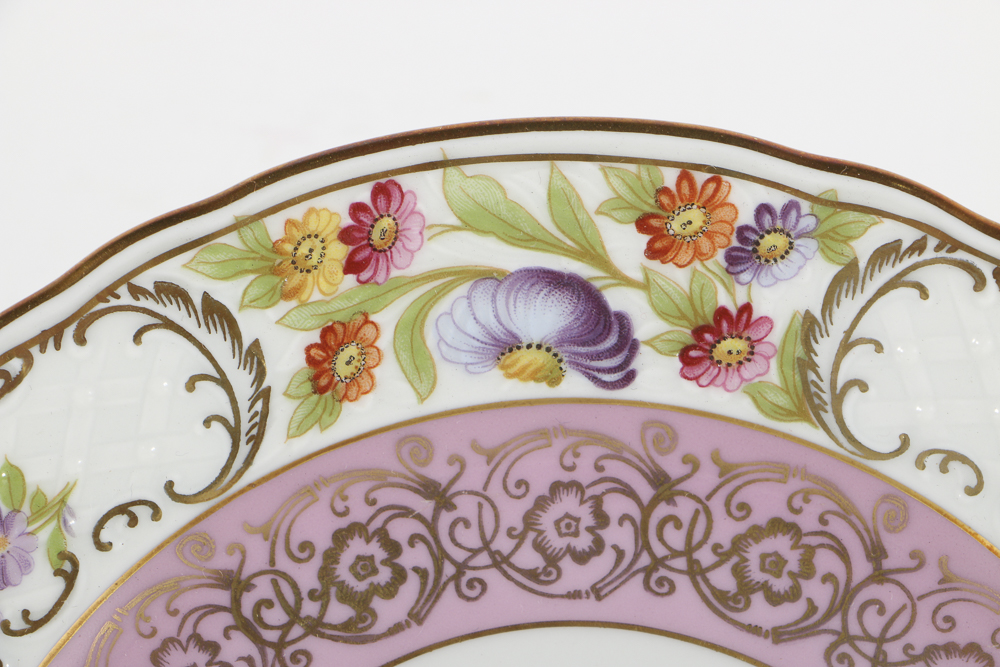 Schumann Bavarian Compote and Assorted Plates