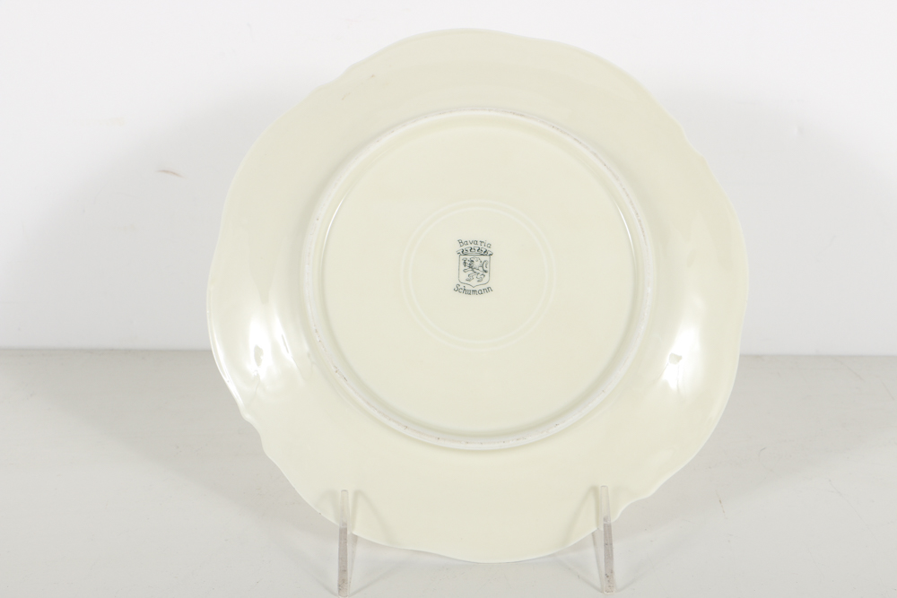 Schumann Bavarian Compote and Assorted Plates