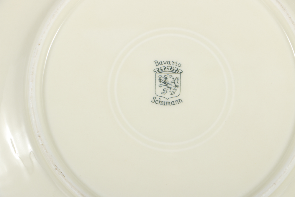 Schumann Bavarian Compote and Assorted Plates