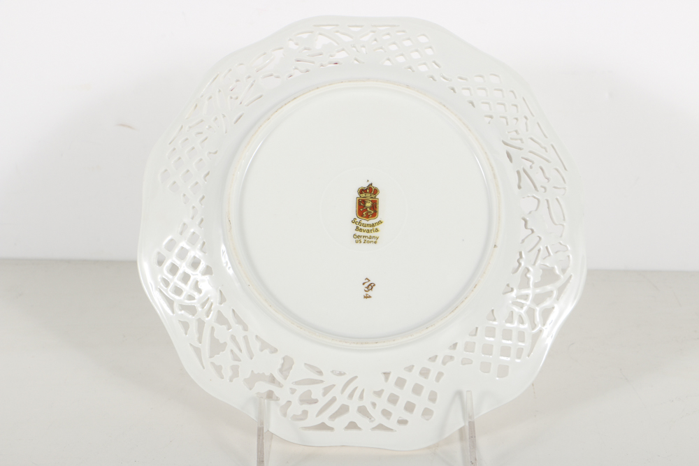 Schumann Bavarian Compote and Assorted Plates