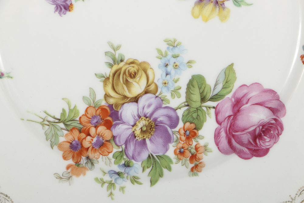 Schumann Bavarian Compote and Assorted Plates