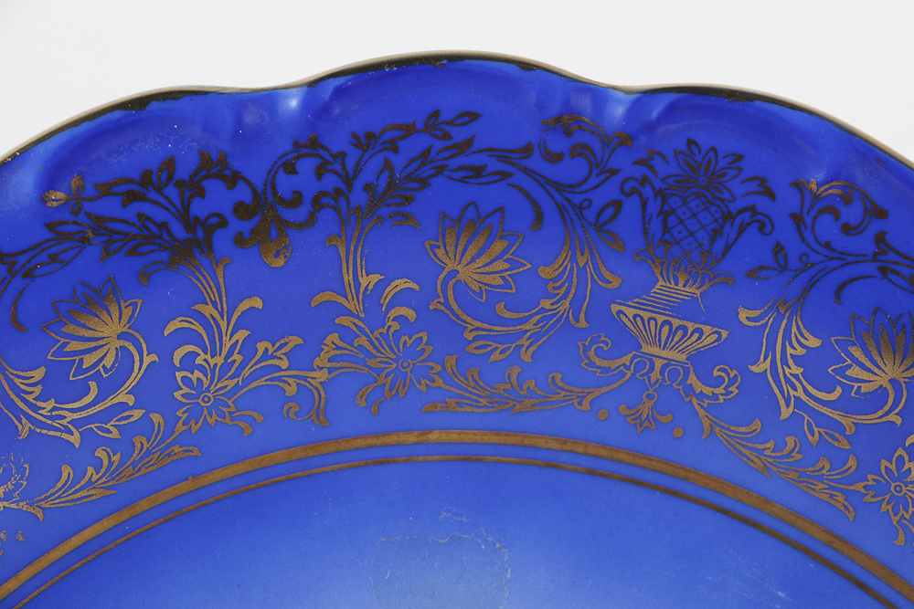 Schumann Bavarian Compote and Assorted Plates