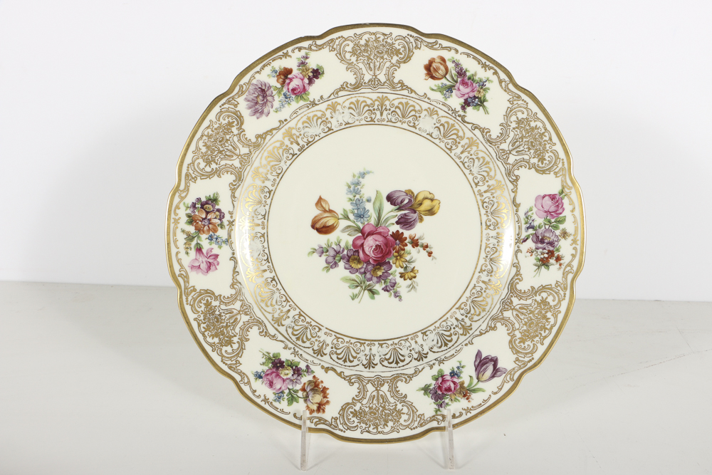 Schumann Bavarian Compote and Assorted Plates