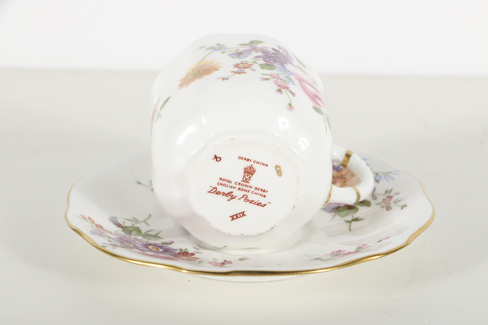 Assorted Demitasse Cups, Saucers and Haviland Creamer and Sugar