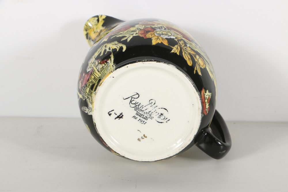 Assorted Porcelain Tea Cups and Royal Minton Jug