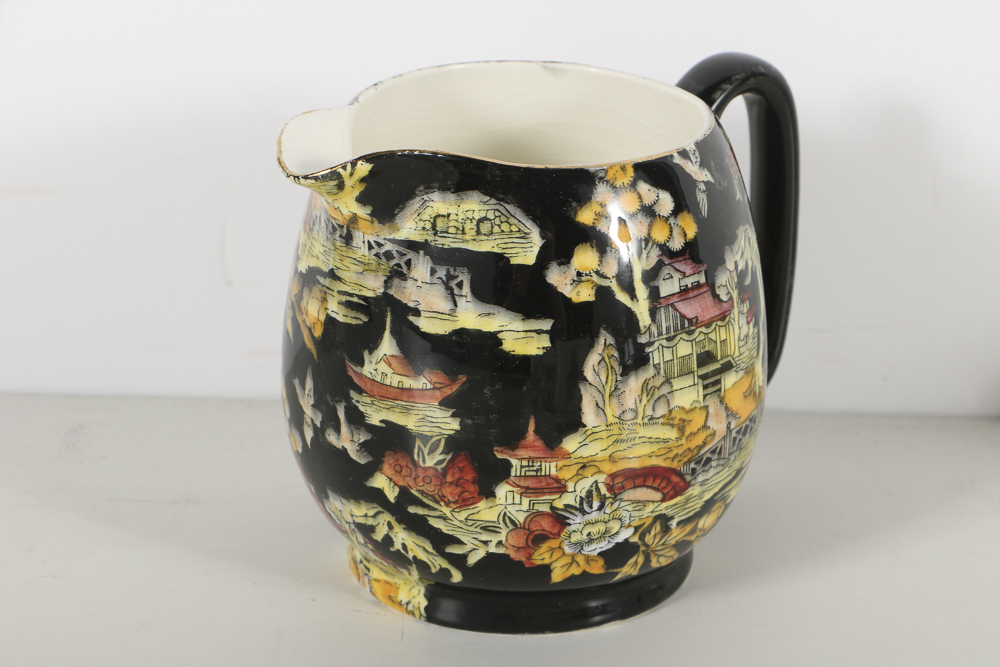 Assorted Porcelain Tea Cups and Royal Minton Jug