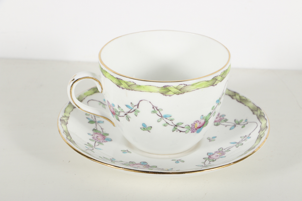 Assorted Porcelain Tea Cups and Royal Minton Jug