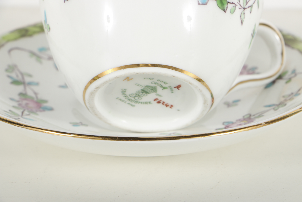 Assorted Porcelain Tea Cups and Royal Minton Jug