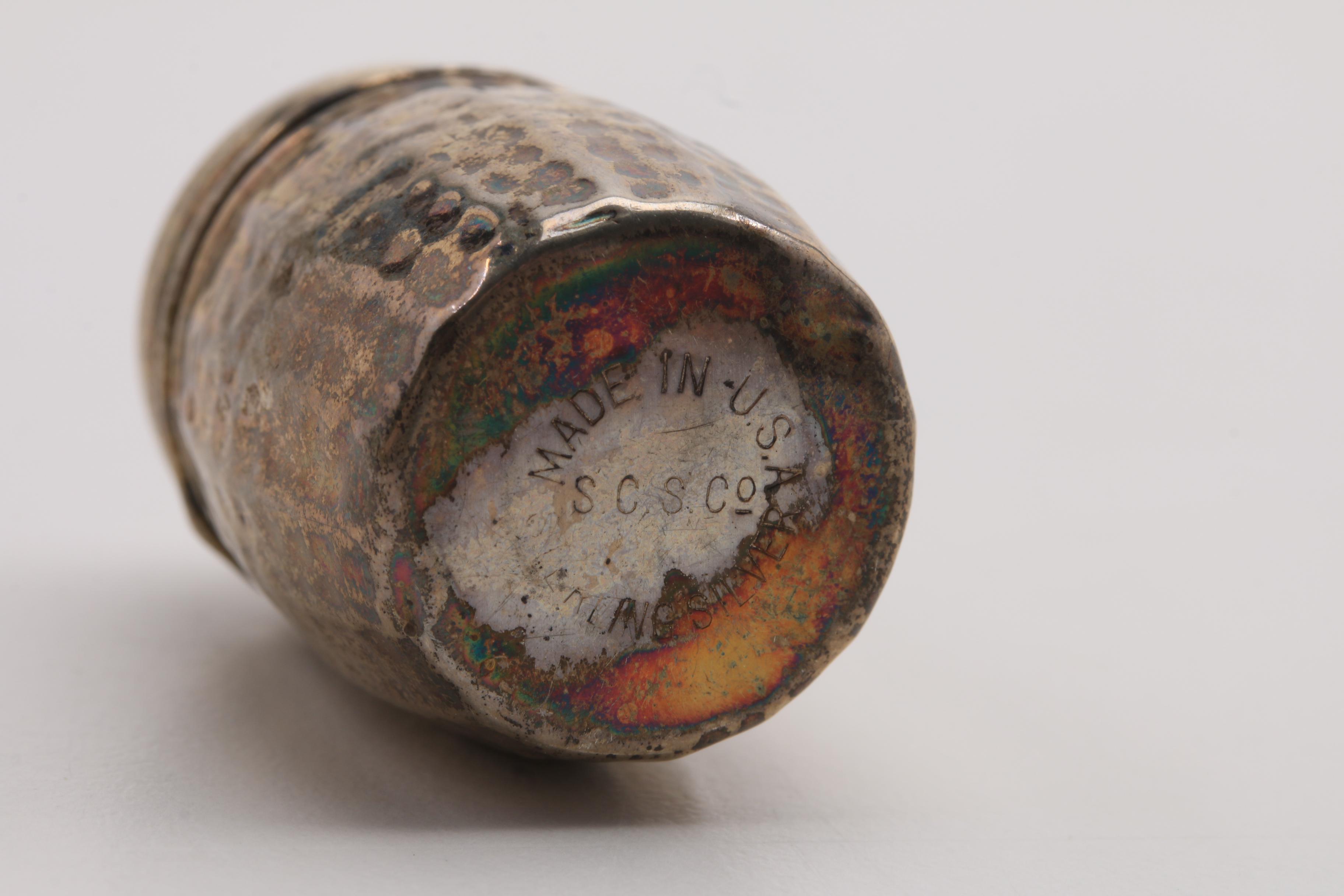 S.C.S. Co. Sterling Silver Individual Salts