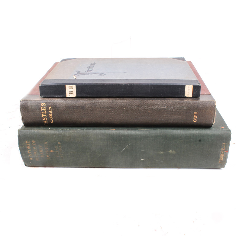 Books on Architecture, Furniture, and Castles