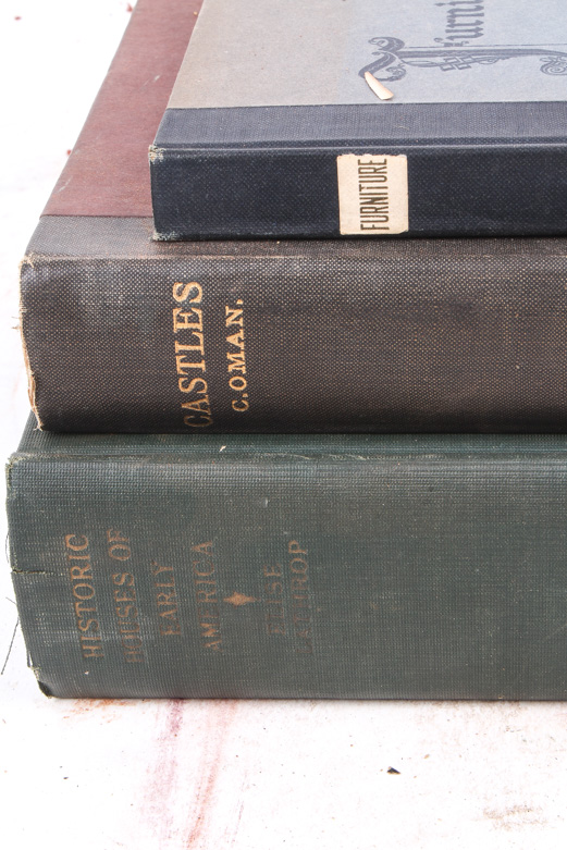 Books on Architecture, Furniture, and Castles