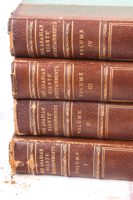 8 Volume Set of "The Arabian Nights' Entertainments" By Edward William Lane