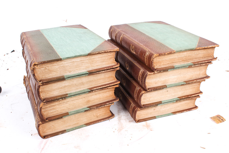 8 Volume Set of "The Arabian Nights' Entertainments" By Edward William Lane