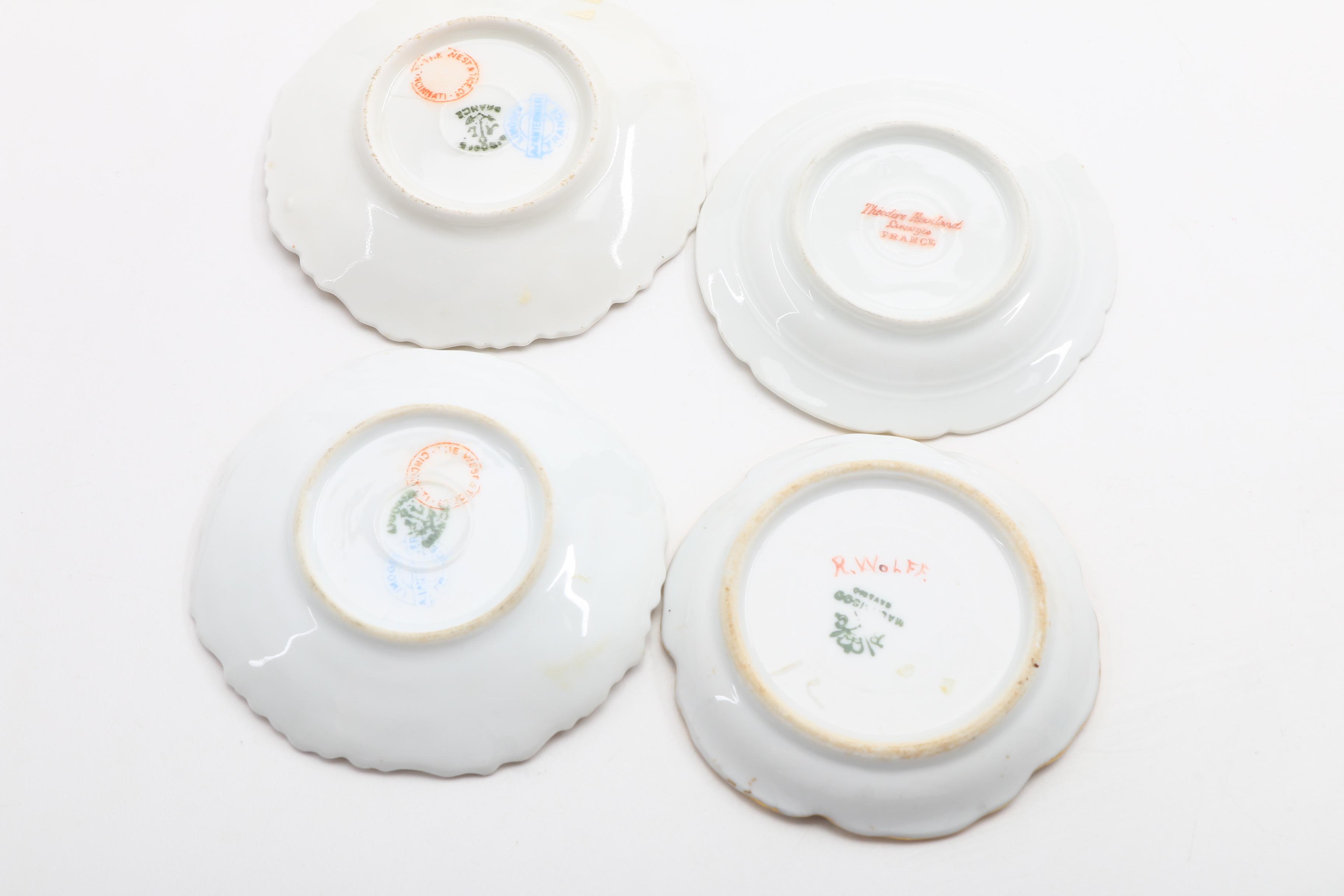 A Collection Of Over 50 Butter Pats