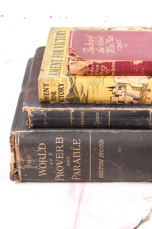 Vintage and Antique Bible-Themed Books