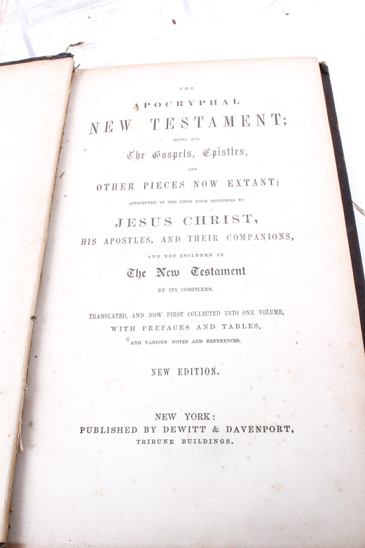 Vintage and Antique Bible-Themed Books
