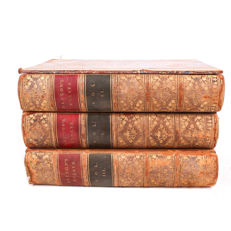 Set of "Essays: Political, Historical, And Miscellaneous" by Alison