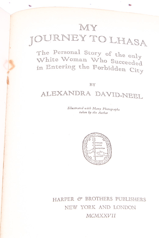 Assortment of Books Including First Edition of "My Journey To Lhasa"