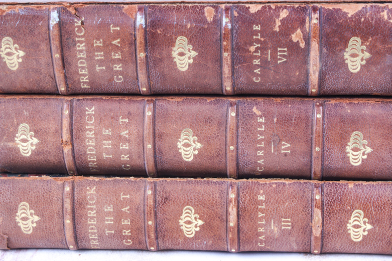 Set of 1884 "History of Friedrich II of Prussia" by Thomas Carlyle