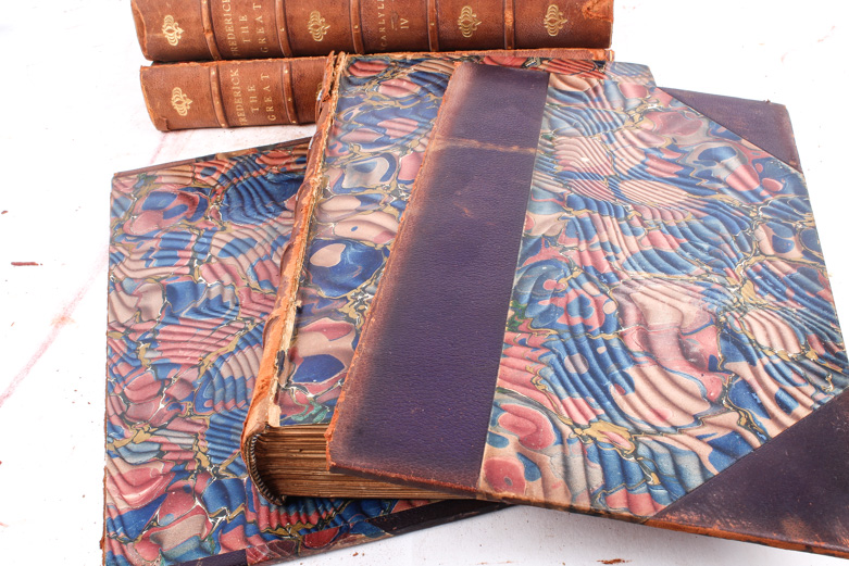 Set of 1884 "History of Friedrich II of Prussia" by Thomas Carlyle