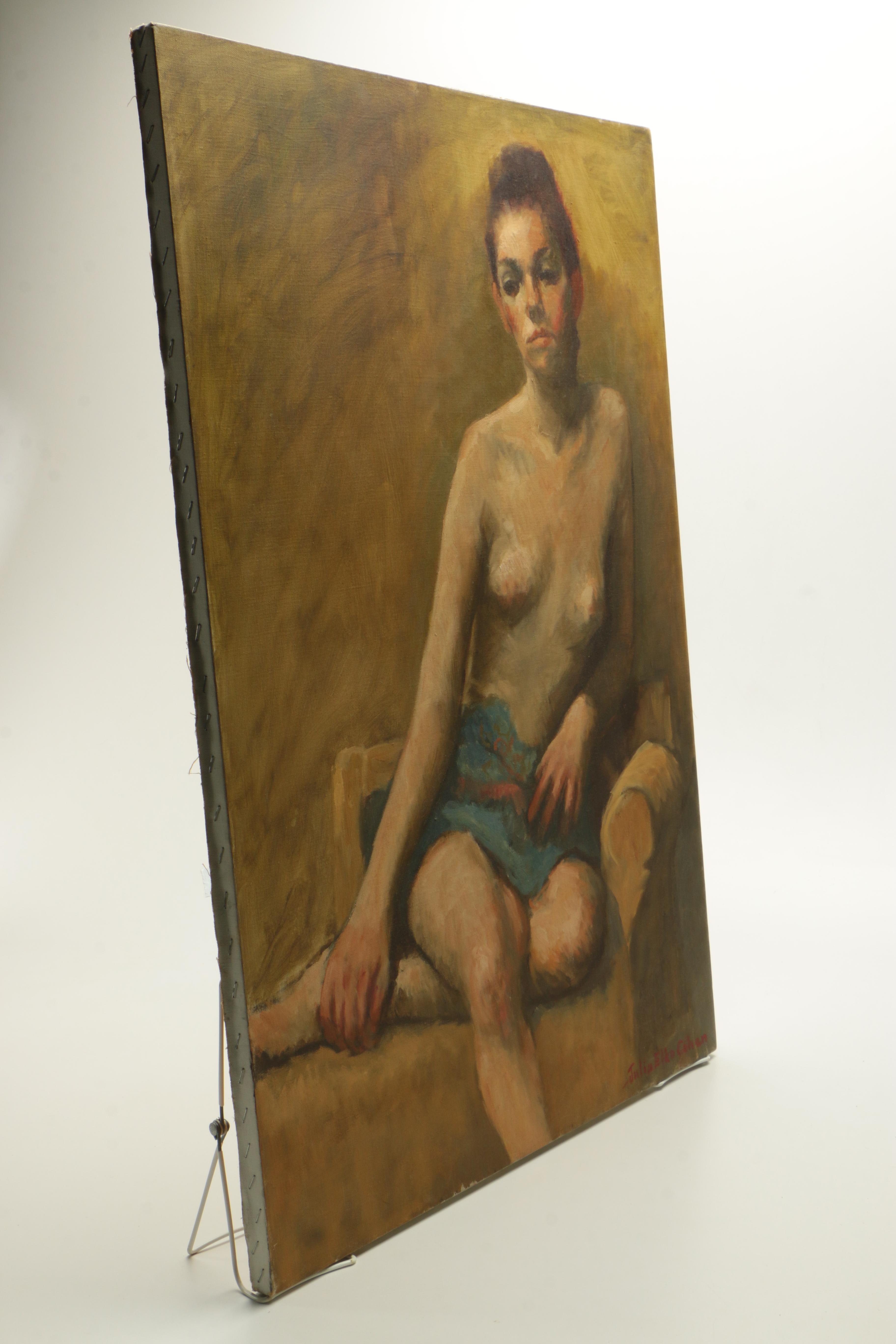 Julia Elko Cohen Oil Painting of a Female Figure