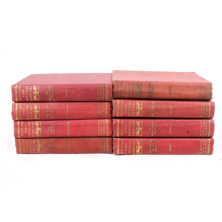 8-Volume Set of the "Scotland Yard Mystery Library"