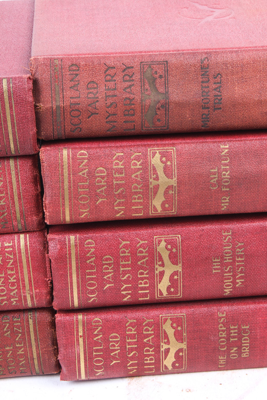 8-Volume Set of the "Scotland Yard Mystery Library"