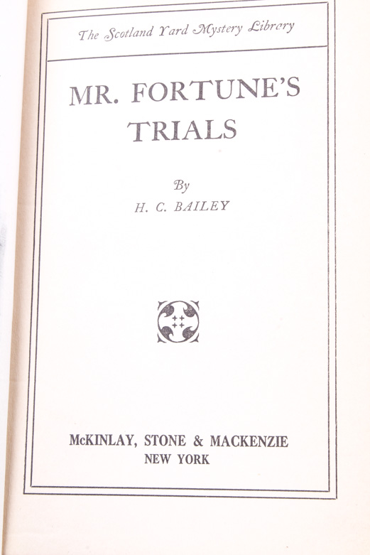 8-Volume Set of the "Scotland Yard Mystery Library"