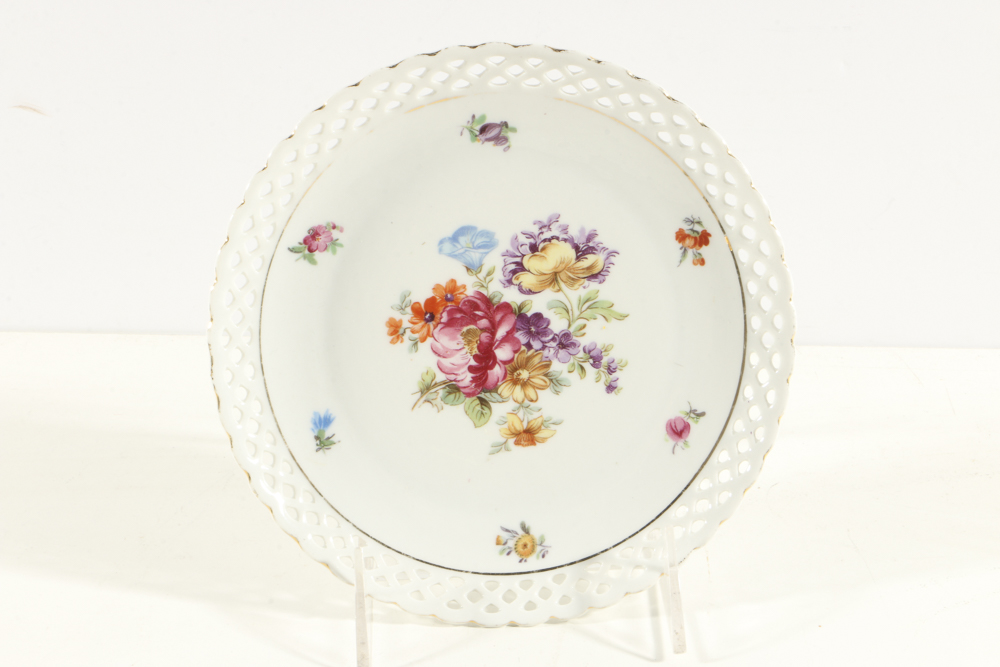 Plethora of Pierced Porcelain Plates and Bowls from Schumann