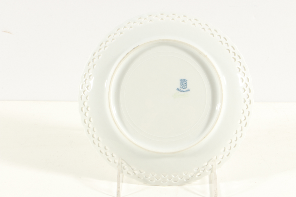 Plethora of Pierced Porcelain Plates and Bowls from Schumann