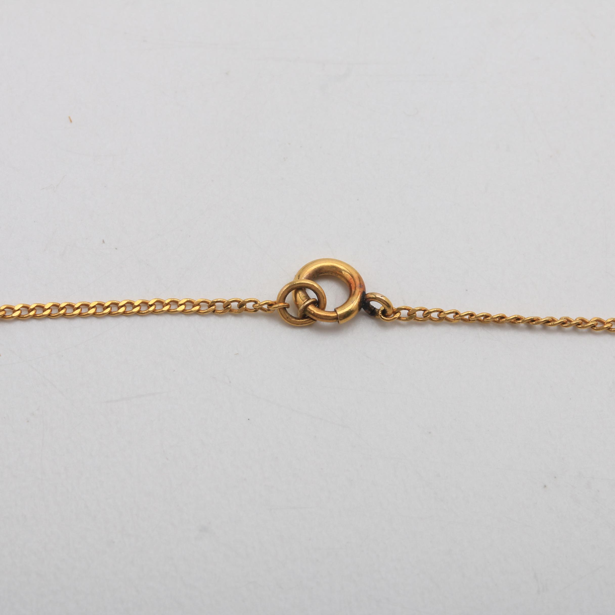 10K Yellow Gold Shell Cameo Pendant Brooch