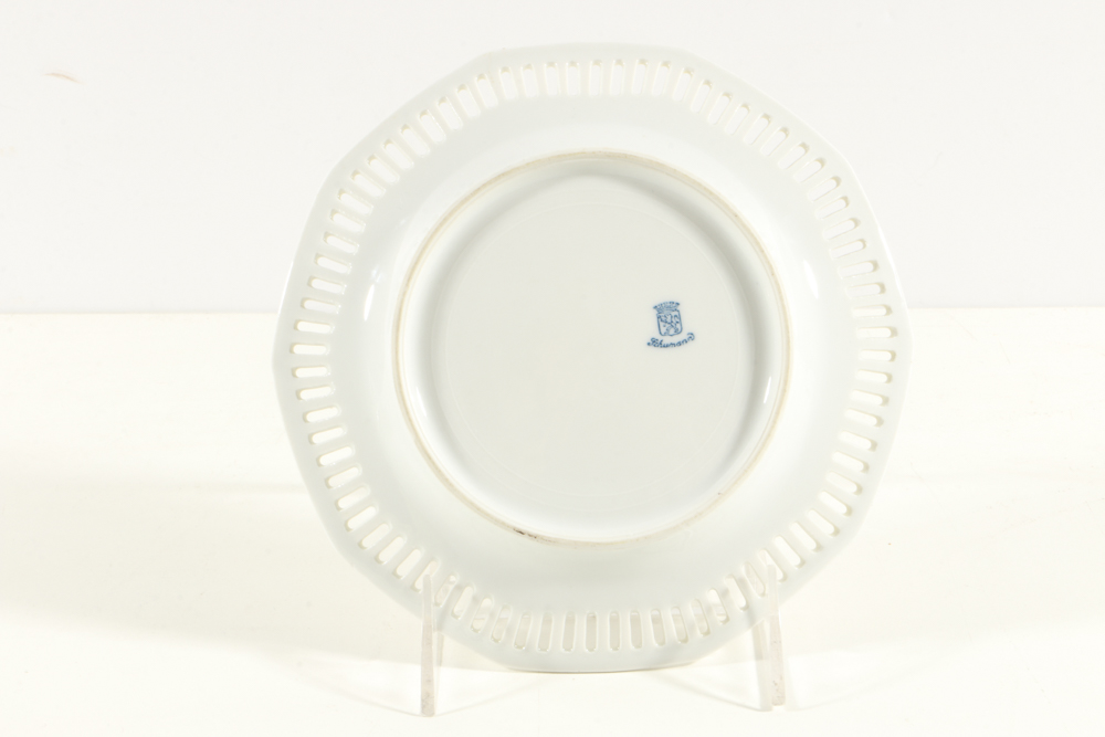 Plethora of Pierced Porcelain Plates and Bowls from Schumann