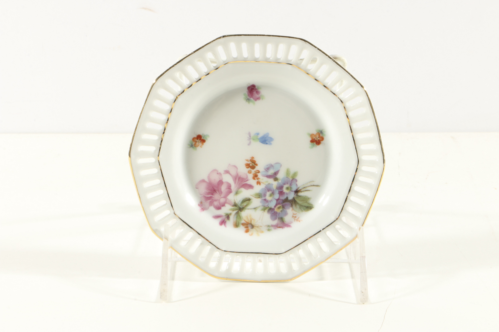 Plethora of Pierced Porcelain Plates and Bowls from Schumann