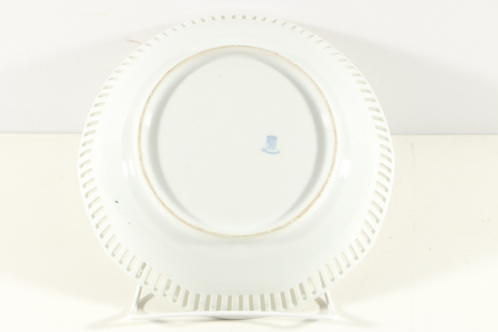 Plethora of Pierced Porcelain Plates and Bowls from Schumann