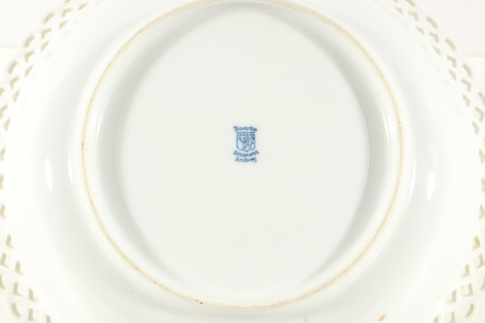 Plethora of Pierced Porcelain Plates and Bowls from Schumann