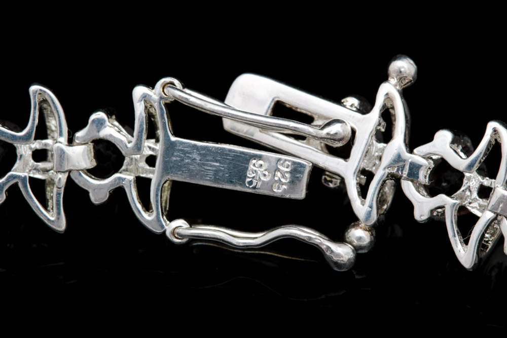 Sterling Silver Smoky Quartz Bracelet