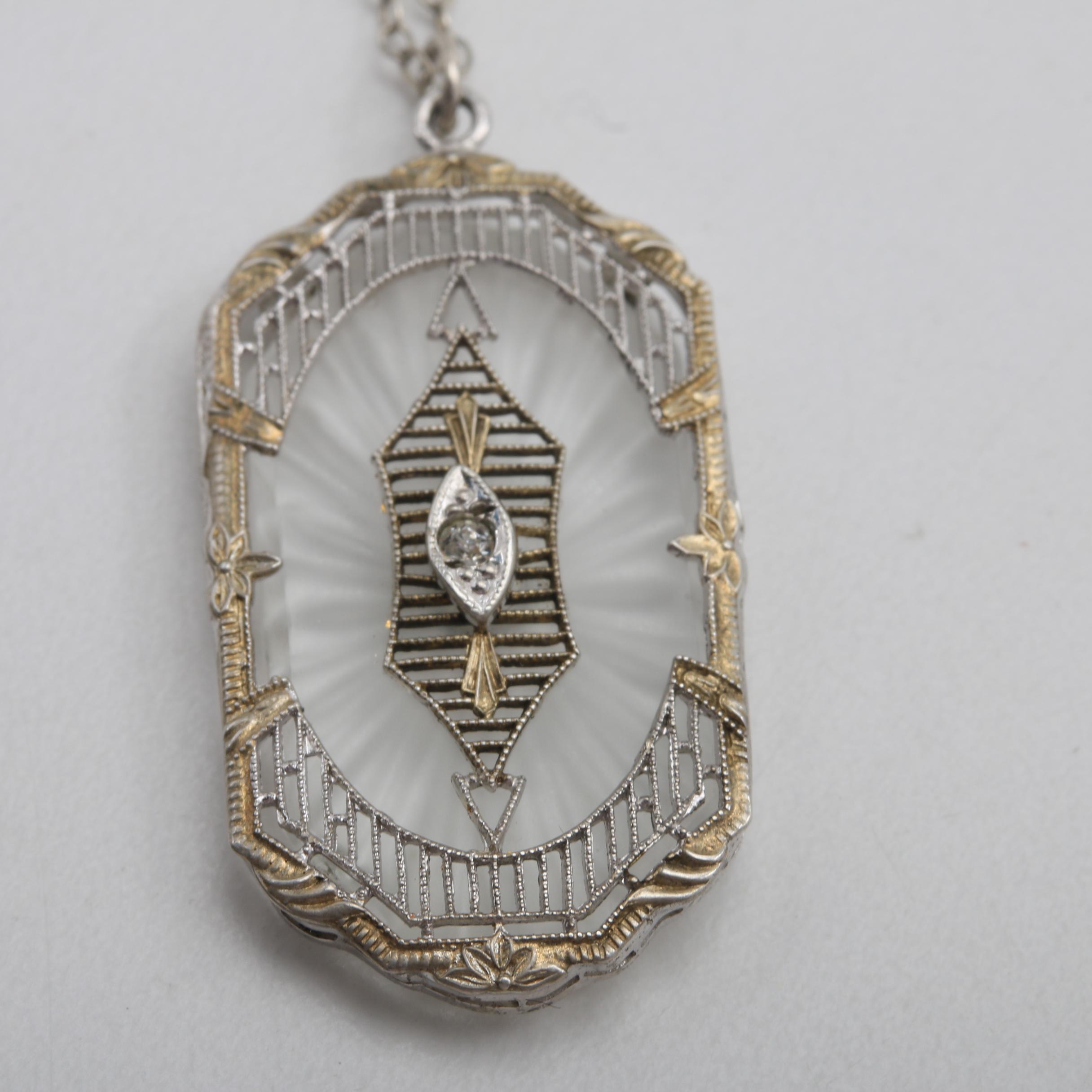 Three Sterling Silver Pendant Necklaces