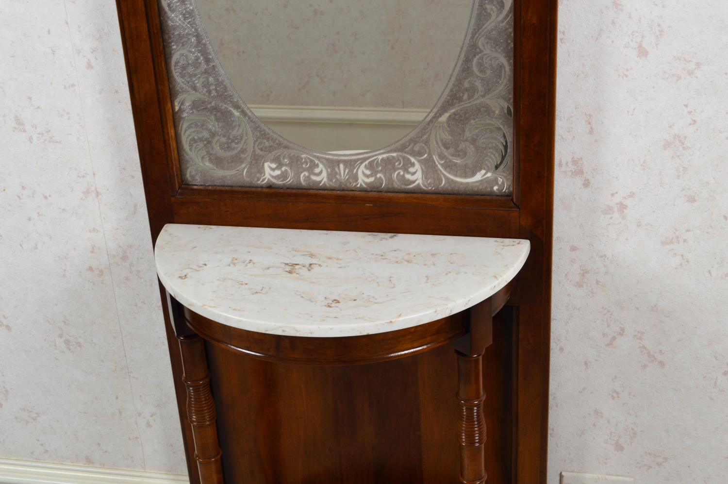 Victorian Style Hall Mirror and Coat Rack