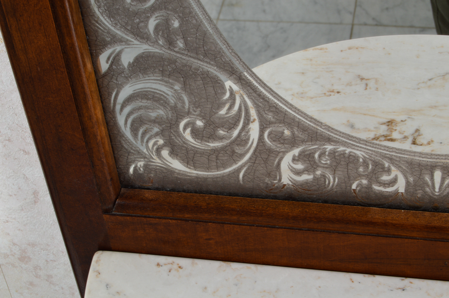 Victorian Style Hall Mirror and Coat Rack