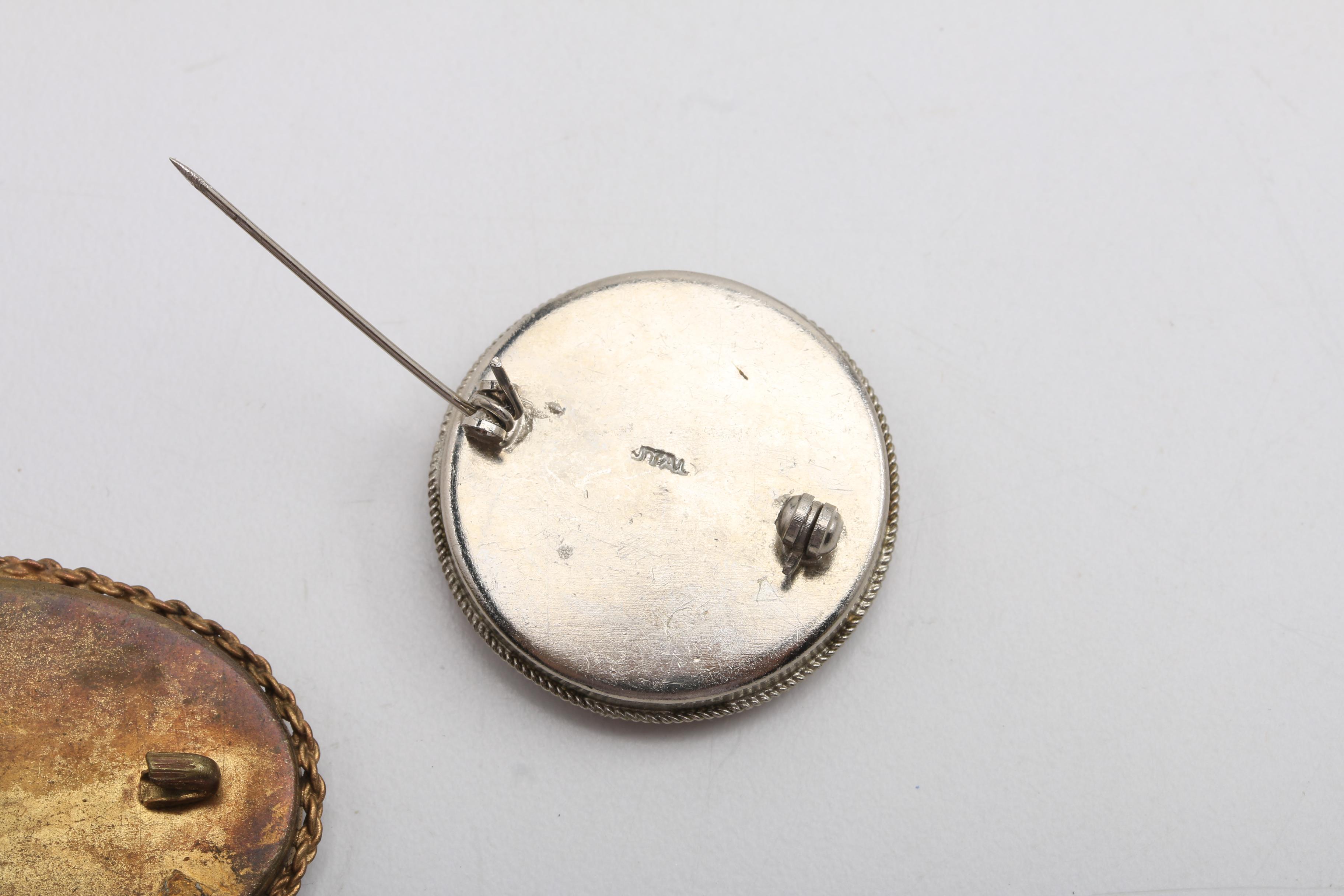 Four Italian Glass Mosaic Jewelry Pieces