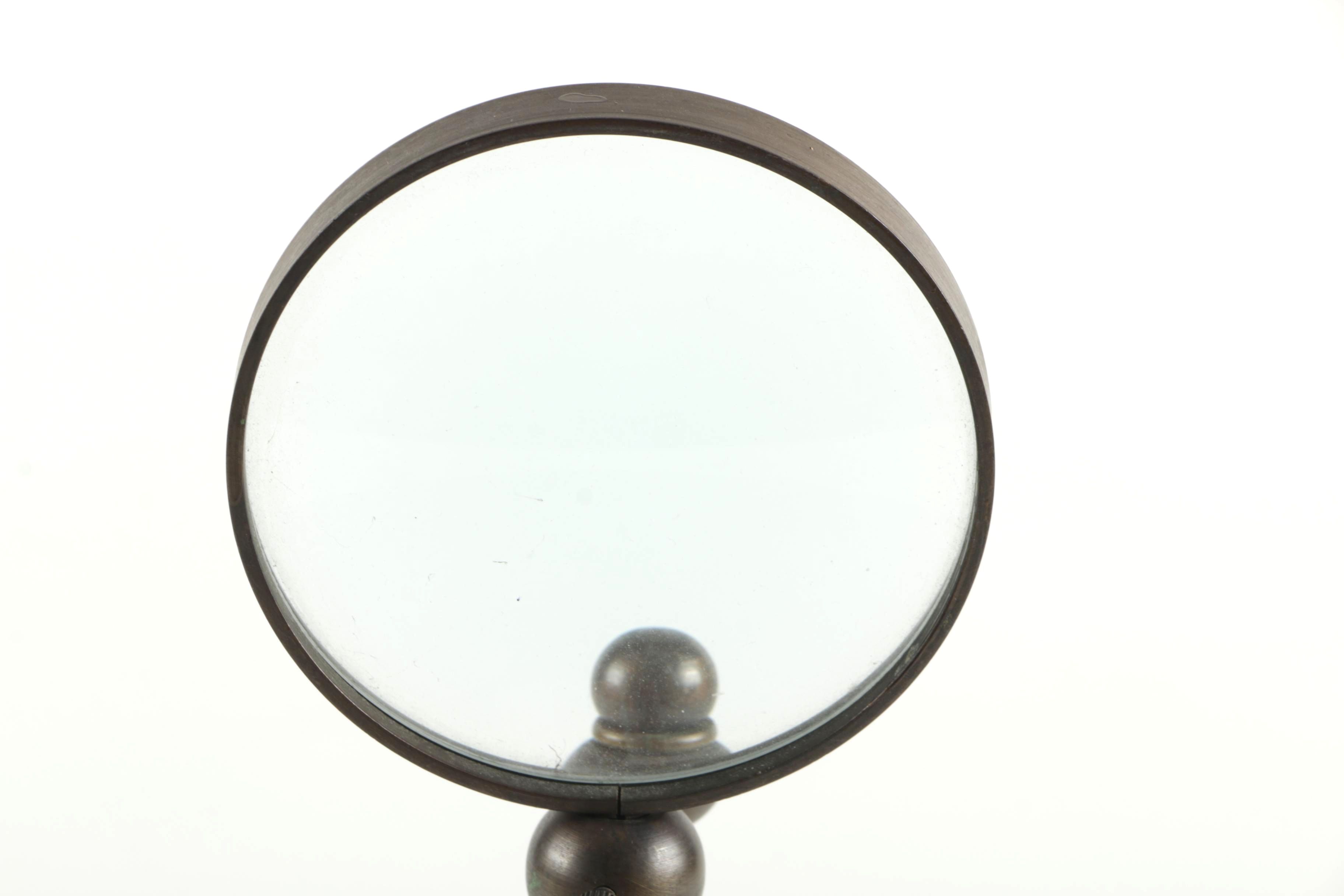Swivel Magnifying Glass with Bronze-Tone Base