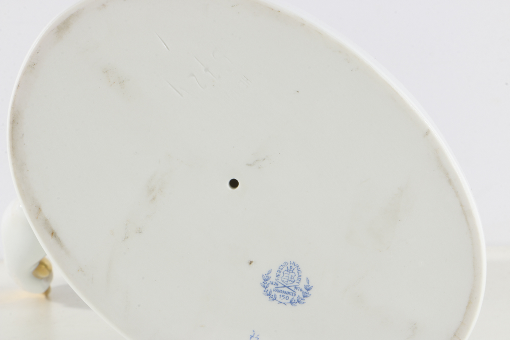 Herend Porcelain 150th Anniversary Figurine Woman with a Mirror