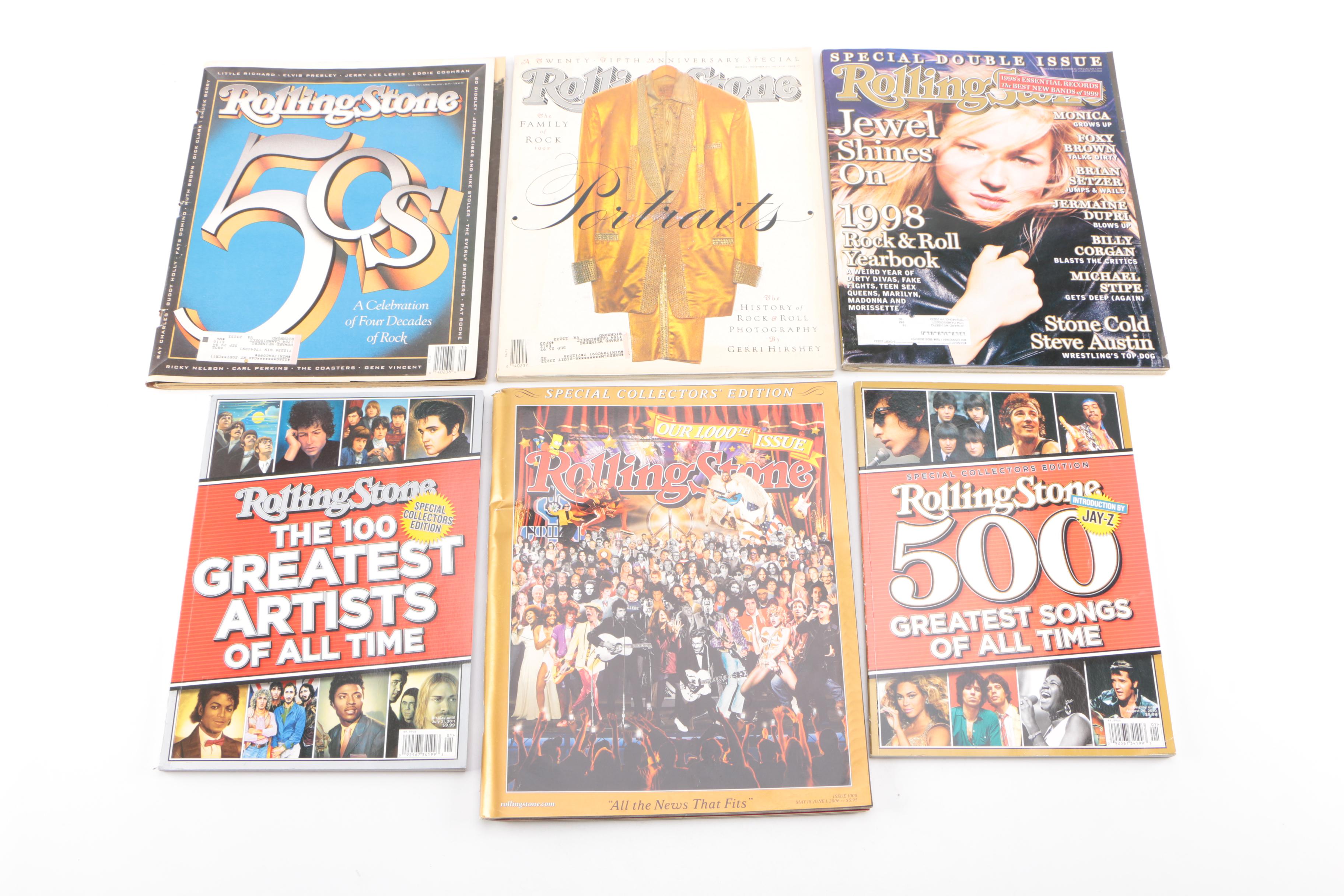 Collection of "Rolling Stone" Magazines